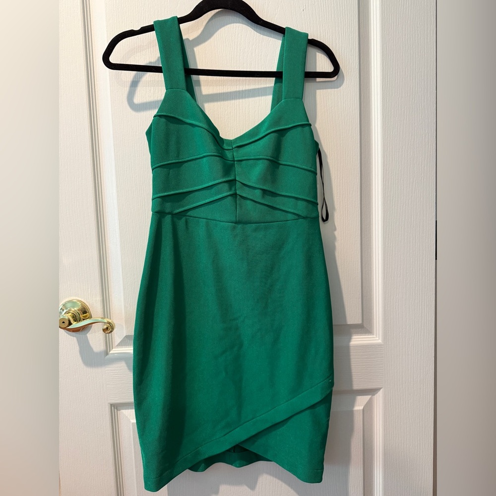 Guess Ivy Green Bodycon Mini Dress